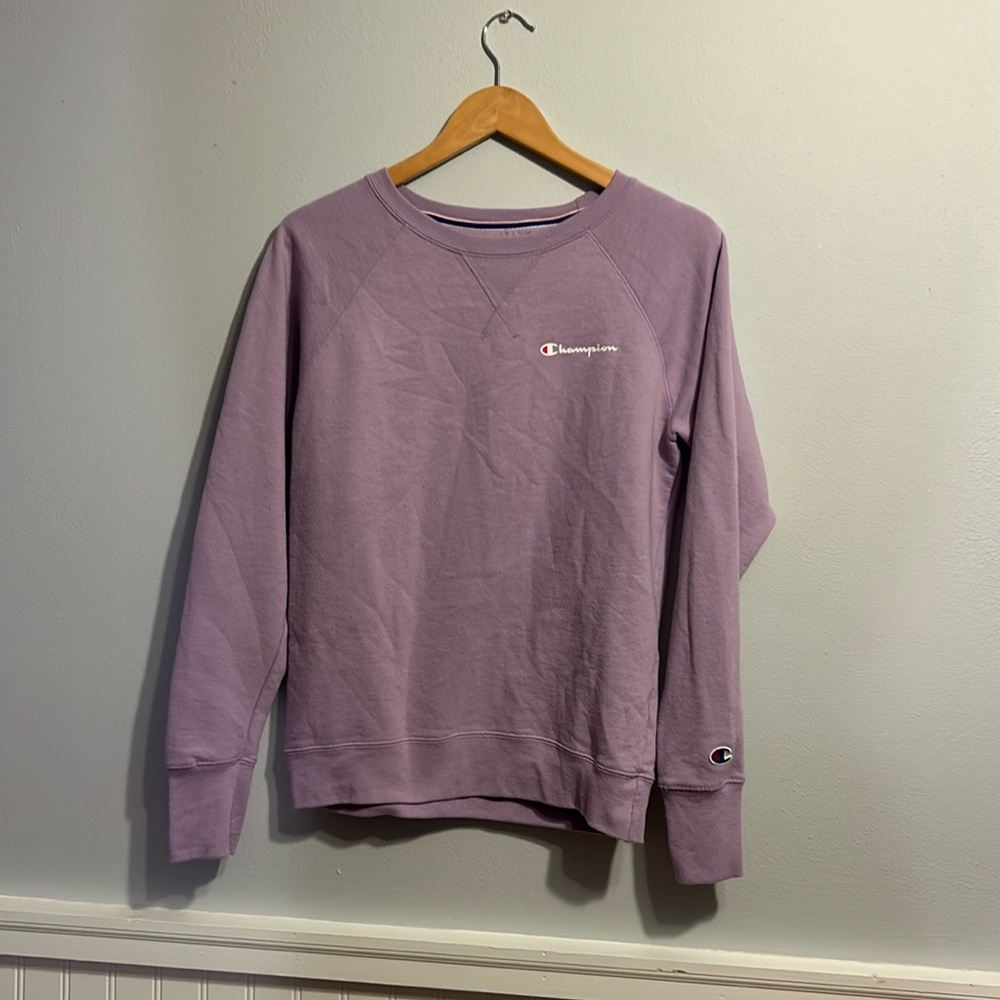 Champion Purple Crewneck Small